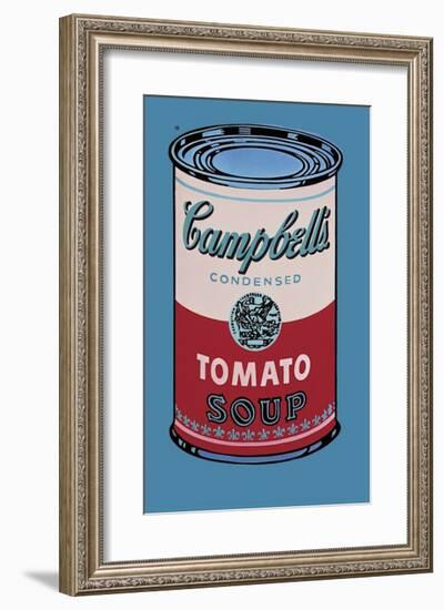 Campbell's Soup Can, 1965 (Pink and Red)-Andy Warhol-Framed Giclee Print