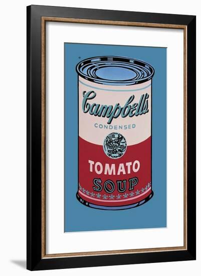 Campbell's Soup Can, 1965 (Pink and Red)-Andy Warhol-Framed Giclee Print