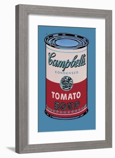 Campbell's Soup Can, 1965 (Pink and Red)-Andy Warhol-Framed Giclee Print