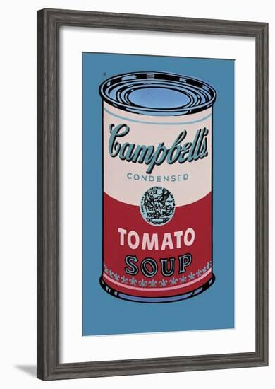 Campbell's Soup Can, 1965 (Pink and Red)-Andy Warhol-Framed Giclee Print