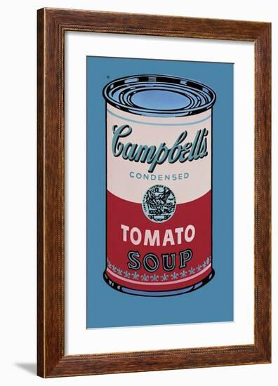 Campbell's Soup Can, 1965 (Pink and Red)-Andy Warhol-Framed Giclee Print