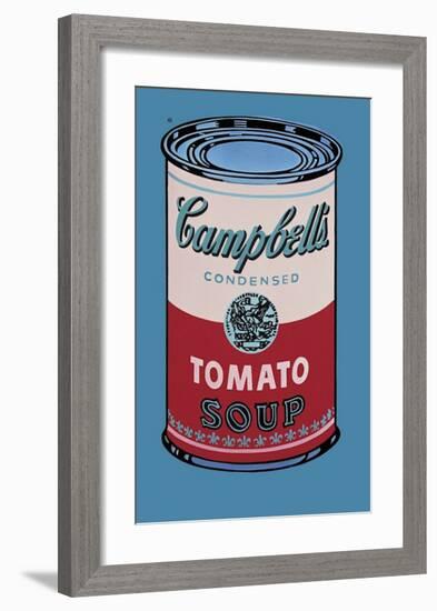 Campbell's Soup Can, 1965 (Pink and Red)-Andy Warhol-Framed Giclee Print