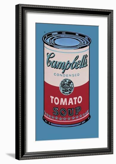 Campbell's Soup Can, 1965 (Pink and Red)-Andy Warhol-Framed Giclee Print