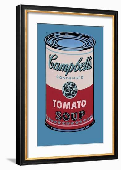 Campbell's Soup Can, 1965 (Pink and Red)-Andy Warhol-Framed Giclee Print