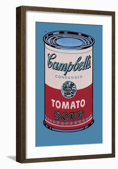 Campbell's Soup Can, 1965 (Pink and Red)-Andy Warhol-Framed Giclee Print