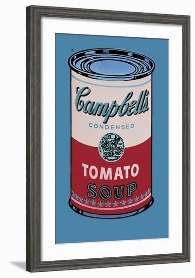 Campbell's Soup Can, 1965 (Pink and Red)-Andy Warhol-Framed Giclee Print