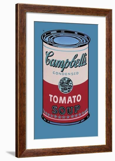 Campbell's Soup Can, 1965 (Pink and Red)-Andy Warhol-Framed Giclee Print