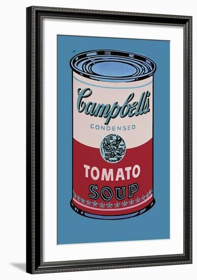 Campbell's Soup Can, 1965 (Pink and Red)-Andy Warhol-Framed Giclee Print