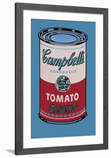 Campbell's Soup Can, 1965 (Pink and Red)-Andy Warhol-Framed Giclee Print