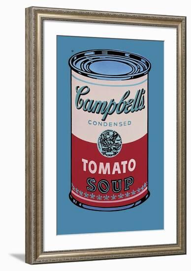 Campbell's Soup Can, 1965 (Pink and Red)-Andy Warhol-Framed Giclee Print