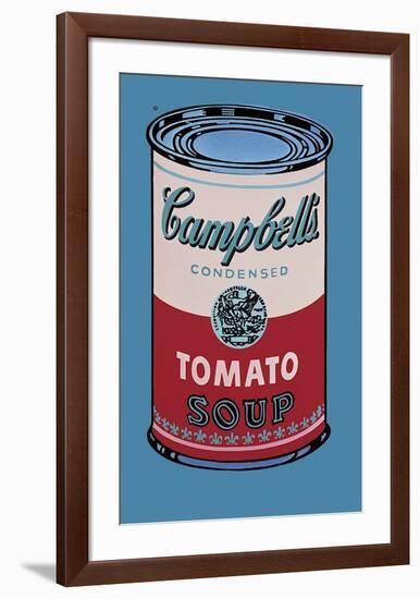 Campbell's Soup Can, 1965 (Pink and Red)-Andy Warhol-Framed Giclee Print