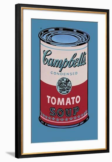 Campbell's Soup Can, 1965 (Pink and Red)-Andy Warhol-Framed Giclee Print