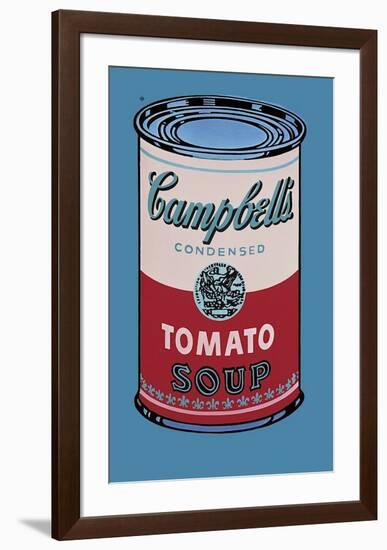 Campbell's Soup Can, 1965 (Pink and Red)-Andy Warhol-Framed Giclee Print