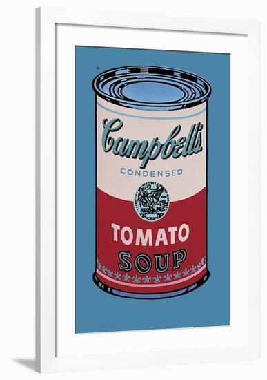 Campbell's Soup Can, 1965 (Pink and Red)-Andy Warhol-Framed Giclee Print