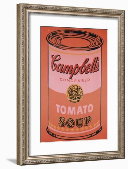 Campbell's Soup Can, c.1965 (Orange)-Andy Warhol-Framed Giclee Print