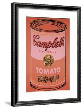 Campbell's Soup Can, c.1965 (Orange)-Andy Warhol-Framed Giclee Print