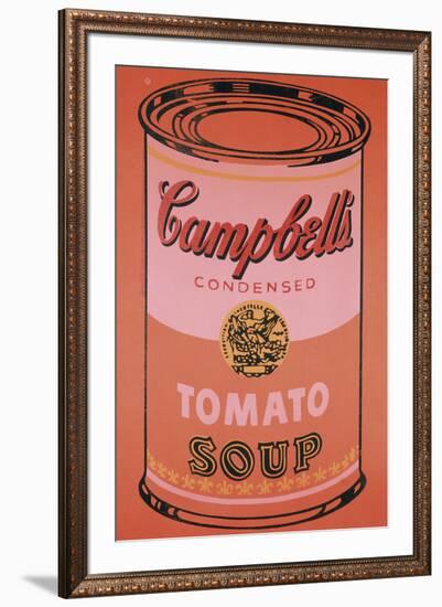 Campbell's Soup Can, c.1965 (Orange)-Andy Warhol-Framed Giclee Print