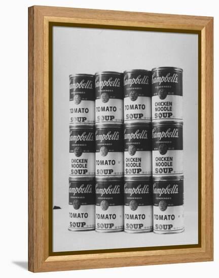 Campbell's Soup Cans Being Used as Example of Pop Culture-Yale Joel-Framed Premier Image Canvas