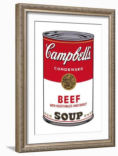 Campbell's Soup I: Beef, 1968-Andy Warhol-Framed Art Print