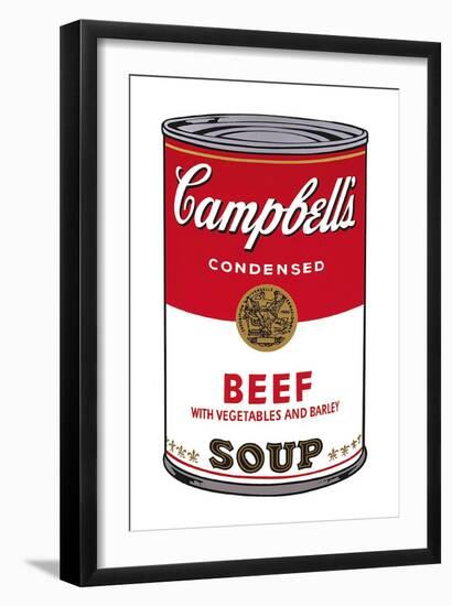 Campbell's Soup I: Beef, 1968-Andy Warhol-Framed Art Print