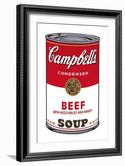 Campbell's Soup I: Beef, 1968-Andy Warhol-Framed Art Print