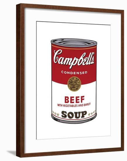 Campbell's Soup I: Beef, c.1968-Andy Warhol-Framed Giclee Print