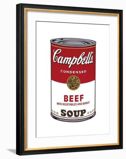 Campbell's Soup I: Beef, c.1968-Andy Warhol-Framed Giclee Print