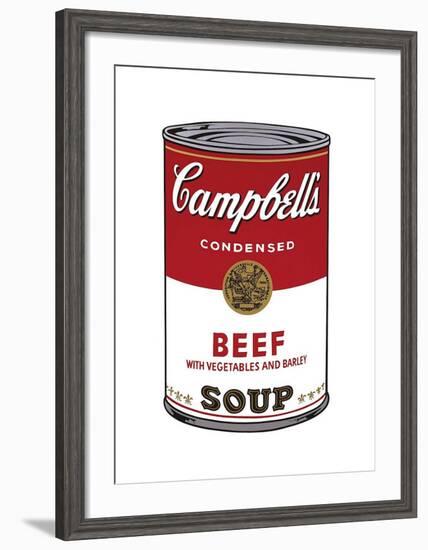 Campbell's Soup I: Beef, c.1968-Andy Warhol-Framed Giclee Print