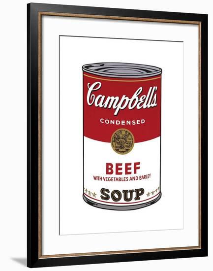 Campbell's Soup I: Beef, c.1968-Andy Warhol-Framed Giclee Print