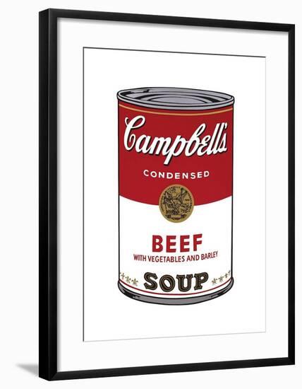 Campbell's Soup I: Beef, c.1968-Andy Warhol-Framed Giclee Print