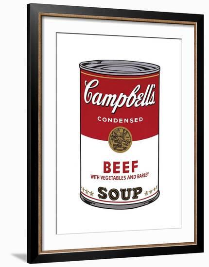 Campbell's Soup I: Beef, c.1968-Andy Warhol-Framed Giclee Print