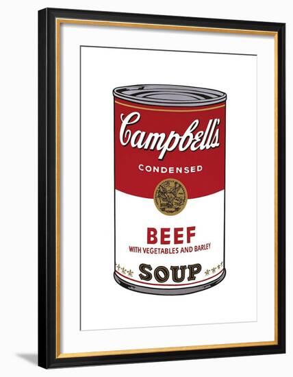 Campbell's Soup I: Beef, c.1968-Andy Warhol-Framed Giclee Print