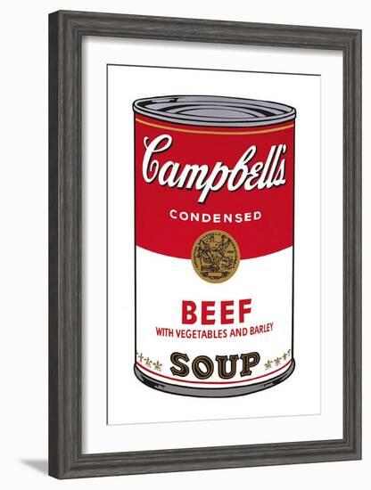 Campbell's Soup I: Beef, c.1968-Andy Warhol-Framed Art Print