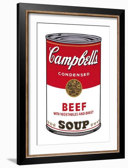 Campbell's Soup I: Beef, c.1968-Andy Warhol-Framed Art Print