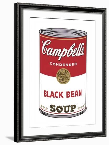 Campbell's Soup I: Black Bean, 1968-Andy Warhol-Framed Art Print