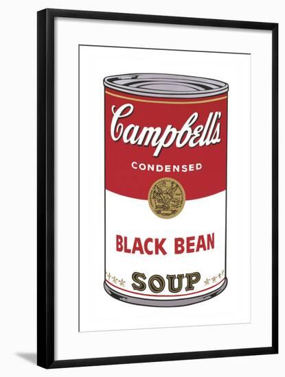 Campbell's Soup I: Black Bean, 1968-Andy Warhol-Framed Art Print