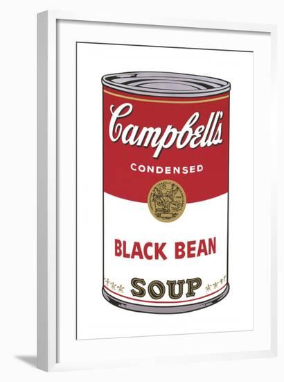 Campbell's Soup I: Black Bean, 1968-Andy Warhol-Framed Art Print