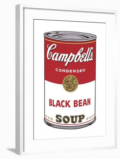 Campbell's Soup I: Black Bean, 1968-Andy Warhol-Framed Art Print