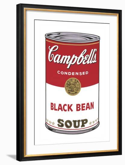 Campbell's Soup I: Black Bean, 1968-Andy Warhol-Framed Art Print