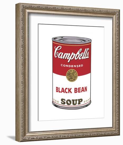 Campbell's Soup I: Black Bean, 1968-Andy Warhol-Framed Art Print