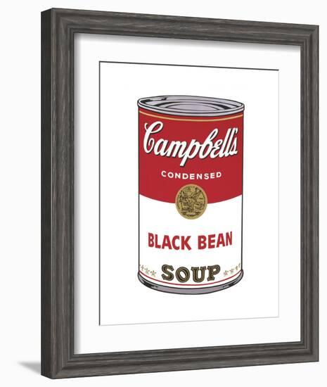 Campbell's Soup I: Black Bean, 1968-Andy Warhol-Framed Art Print