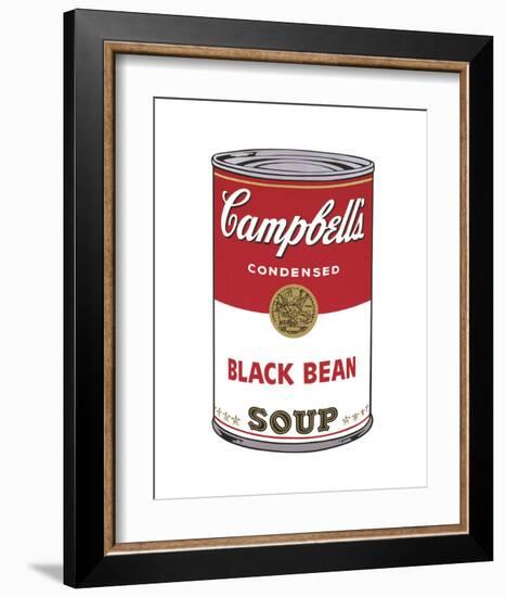 Campbell's Soup I: Black Bean, 1968-Andy Warhol-Framed Art Print