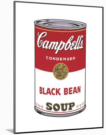 Campbell's Soup I: Black Bean, 1968-Andy Warhol-Mounted Art Print