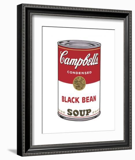 Campbell's Soup I: Black Bean, 1968-Andy Warhol-Framed Art Print