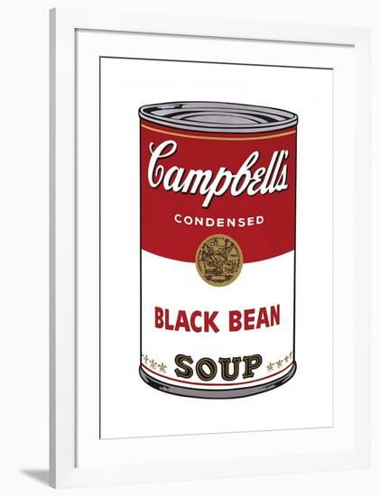 Campbell's Soup I: Black Bean, c.1968-Andy Warhol-Framed Giclee Print