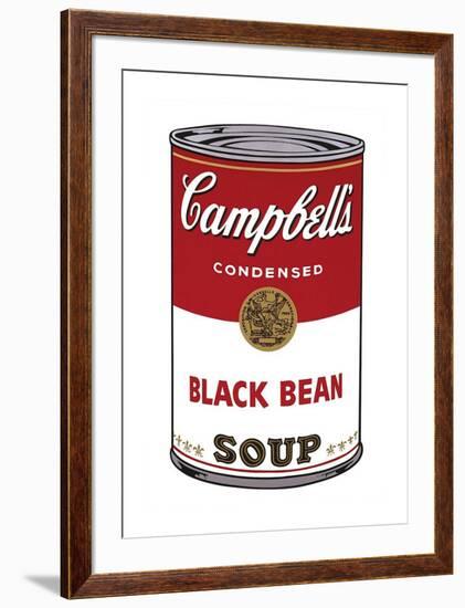 Campbell's Soup I: Black Bean, c.1968-Andy Warhol-Framed Giclee Print