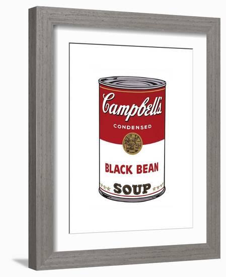 Campbell's Soup I: Black Bean, c.1968-Andy Warhol-Framed Giclee Print