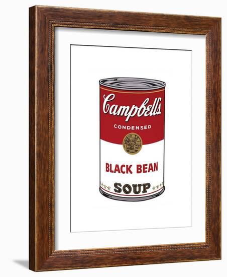 Campbell's Soup I: Black Bean, c.1968-Andy Warhol-Framed Giclee Print