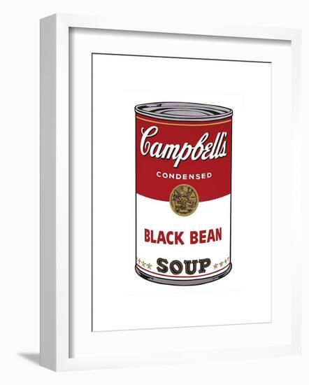 Campbell's Soup I: Black Bean, c.1968-Andy Warhol-Framed Giclee Print