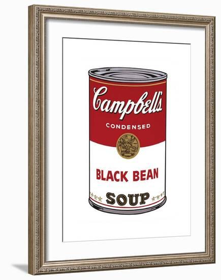 Campbell's Soup I: Black Bean, c.1968-Andy Warhol-Framed Giclee Print